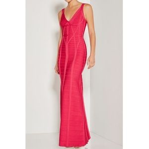 HERVE LEGER BANDAGE GOWN NWOT